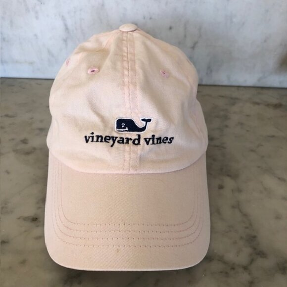 VINEYARD VINES Classic Logo Baseball Cap Pink - Picture 1 of 16